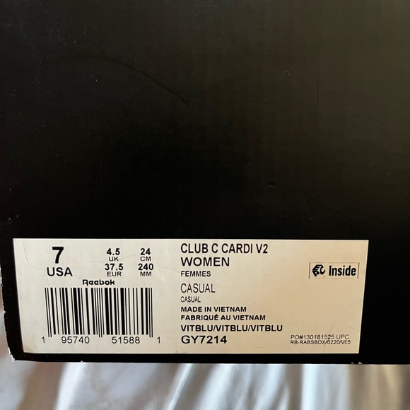 Reebok - Club Cardi C Cardi V2 Women’s Sneakers - Picture 4 of 4